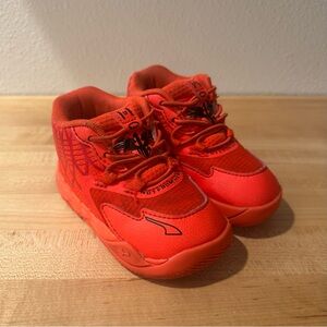 Puma Toddler Mb.01 Lamelo Ball Sneakers Red Blast 385117-02 Size 7c